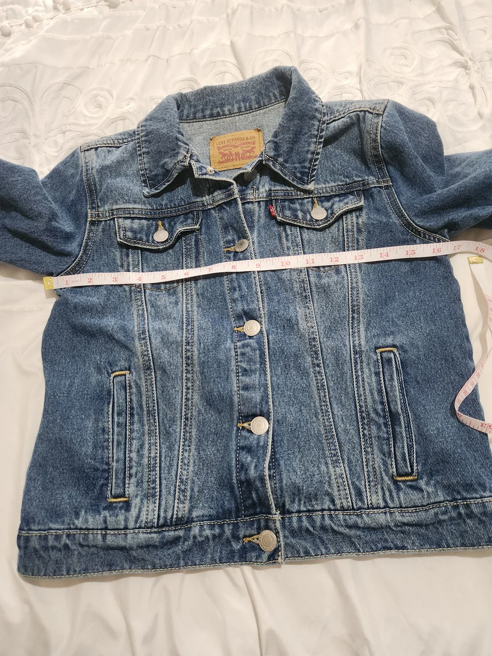 Levi's Kids Blue Denim Trucker Jacket